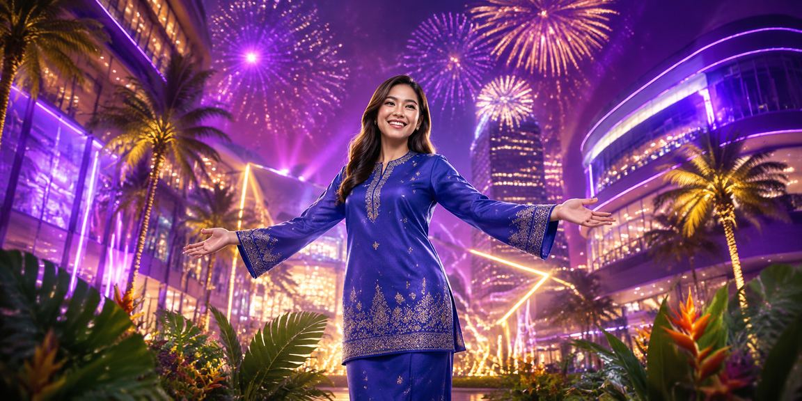 Suasana kasino pertaruhan bergaya baju kurung di Johor Bahru